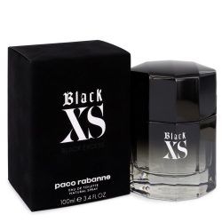 Black Xs By Paco Rabanne Eau De Toilette Spray (2018 New Packaging) 3.4 Oz For Men #542686