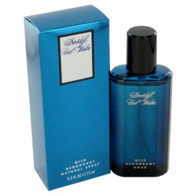Cool Water By Davidoff Deodorant Spray (Glass) 2.5 Oz For Men #402079