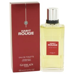 Habit Rouge By Guerlain Cologne / Eau De Toilette Spray 3.4 Oz For Men #413811