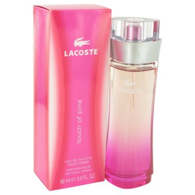 Touch Of Pink By Lacoste Eau De Toilette Spray 3 Oz For Women #415841