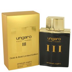 Ungaro Iii By Ungaro Eau De Toilette Spray (Gold & Bold Limited Edition) 3.4 Oz For Men #534901