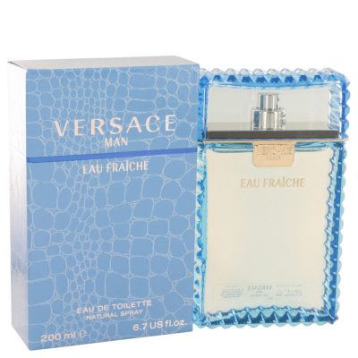 Versace Man By Versace Eau Fraiche Eau De Toilette Spray (Blue) 6.7 Oz For Men #498482